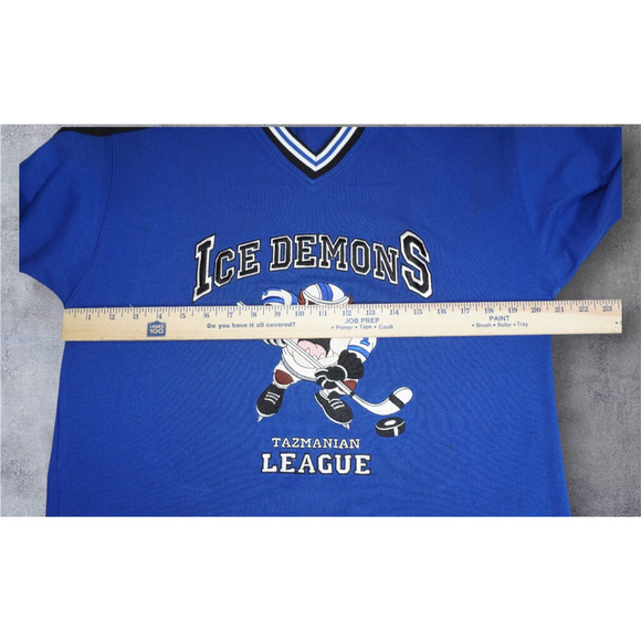 Vintage FILA Ice Demons Tasmanian League Jersey | Size S | Rare Cartoon Hockey G - Picture 7 of 12